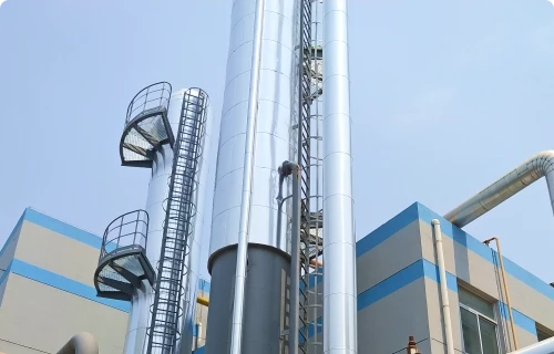 HONGREN GAS 480TPD Cold box Hoisted in Position