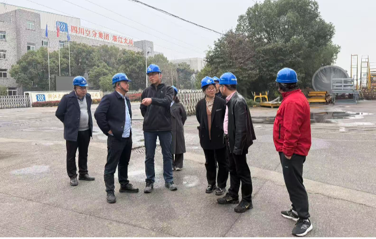 （集团）公司董事长单凯一行赴大川公司视察指导